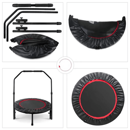 Circular trampoline with handles - Otloubnow