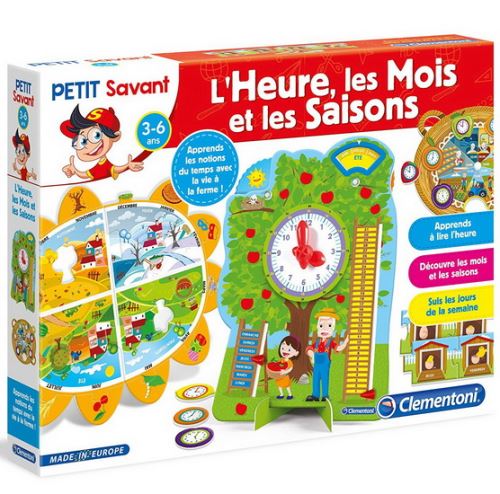 Clementoni l'heure, les mois et les saisons - Otloubnow