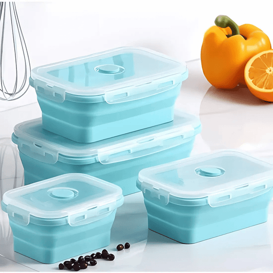 Collapsible silicone storage containers - Otloubnow