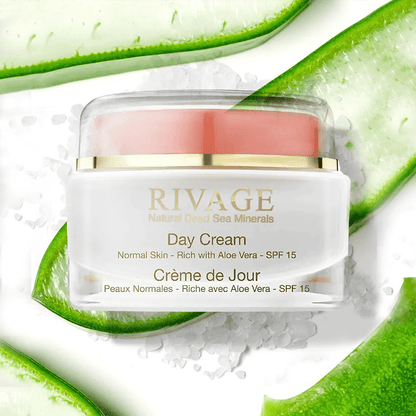 Day Cream with Aloe Vera for Normal Skin – SPF 15 – Jar 50ml - Otloubnow