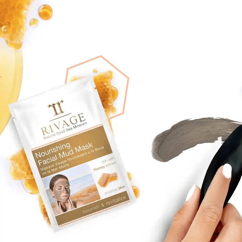 Dead Sea Nourishing Facial Mud Mask - Pack of 4 Sachets (25g X 4) - Otloubnow