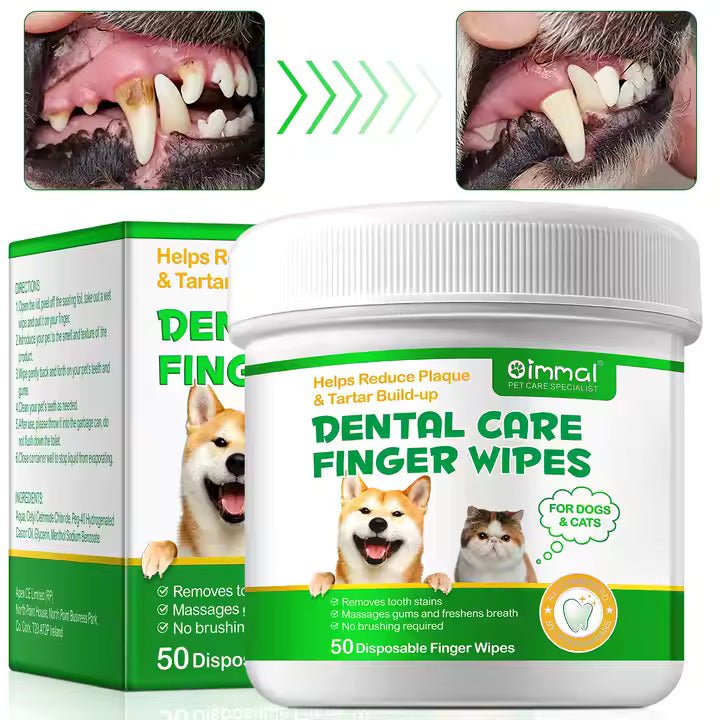Dental Care Organic Pet Finger Wipes - Otloubnow