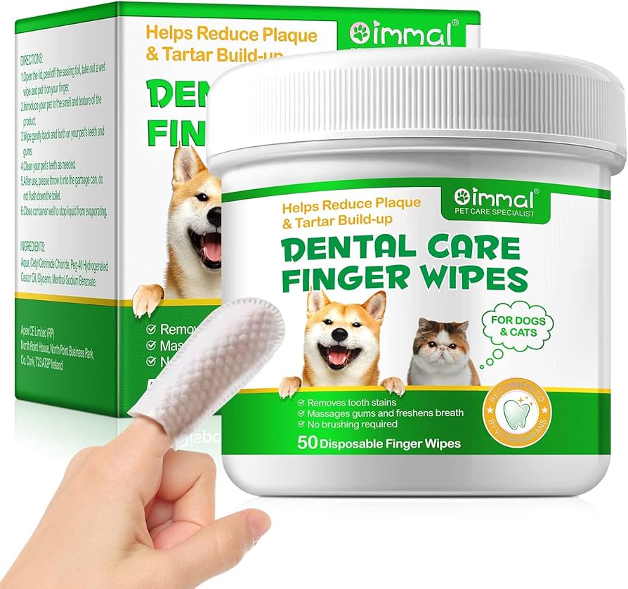 Dental Care Organic Pet Finger Wipes - Otloubnow