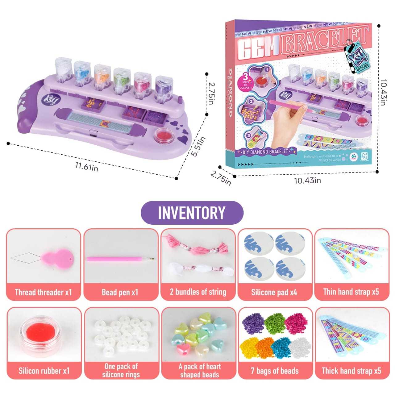 Diamond bracelet DIY - Otloubnow