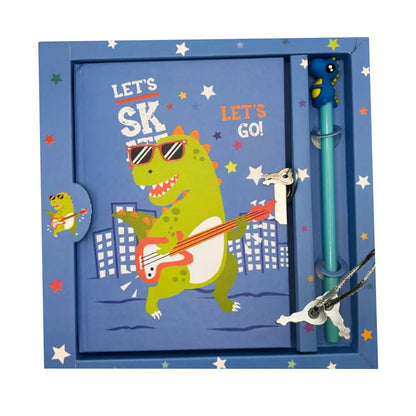 Dinosaur diary notebook with pen - Otloubnow