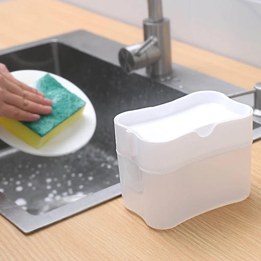 Dish soap pump dispenser (white) - Otloubnow