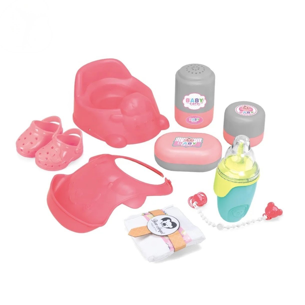 Doll set with high chair and accessories - Otloubnow