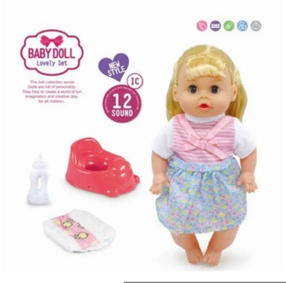 Doll with 20 accessories - Otloubnow