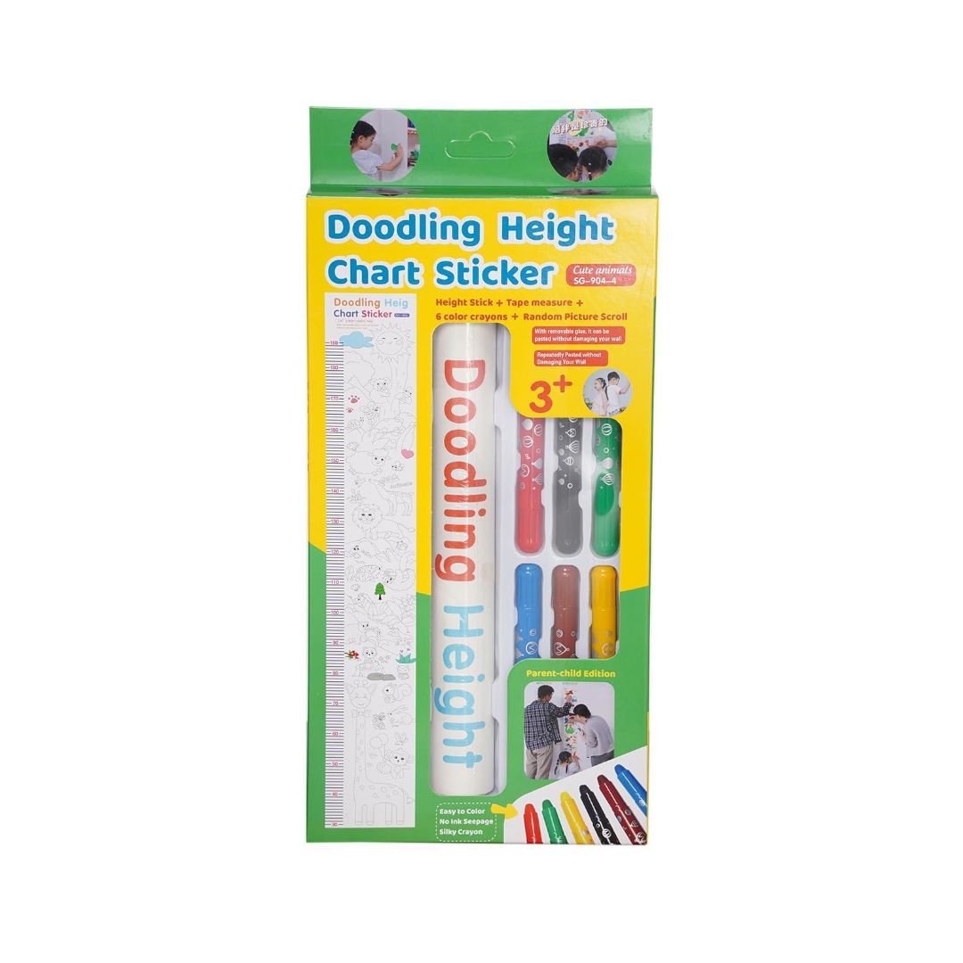 Doodling height chart - animals - Otloubnow