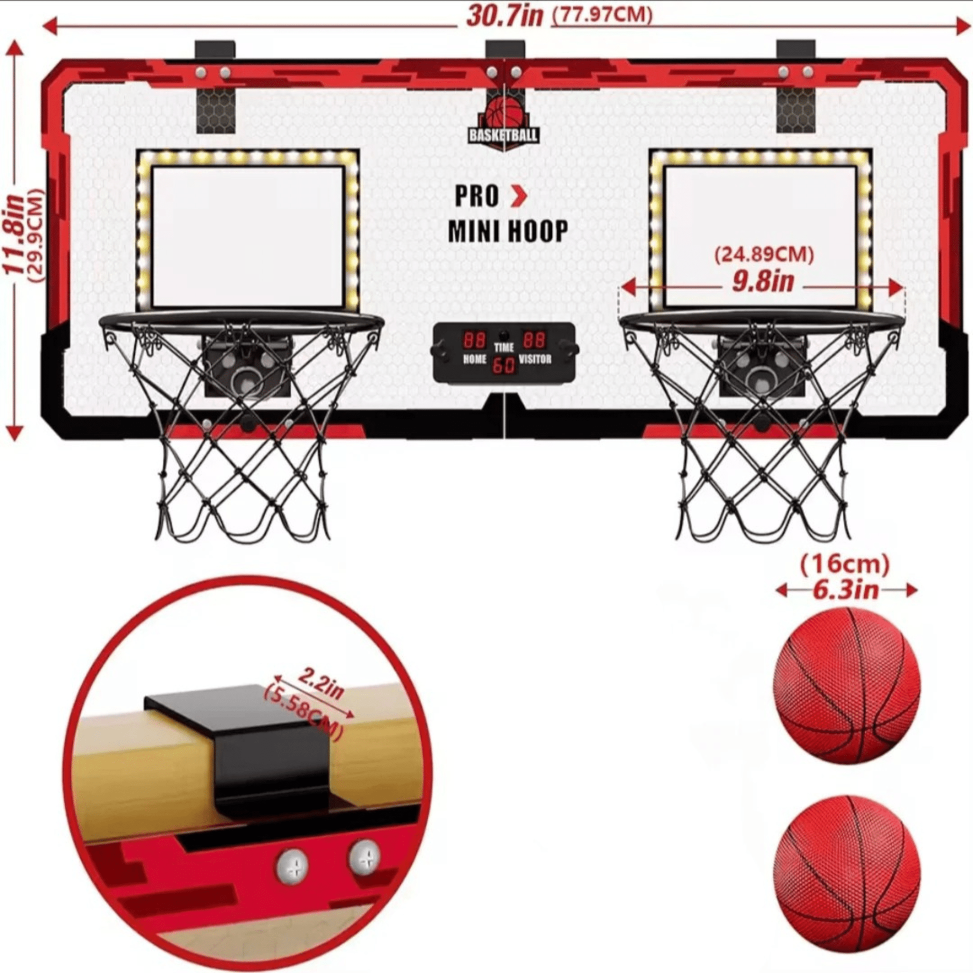 Double Basketball Board - Otloubnow