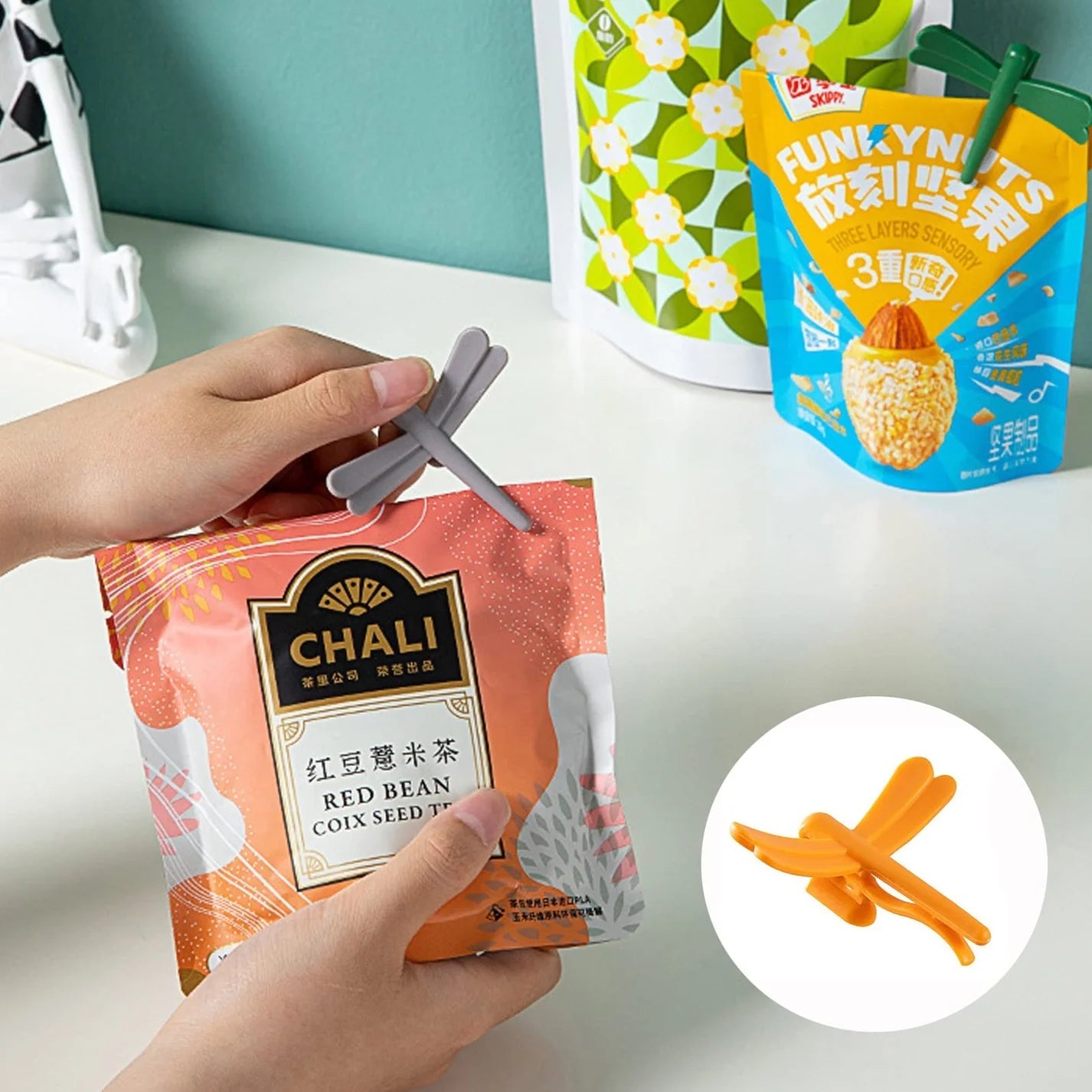 Dragonfly hooks - set of 4 - Otloubnow