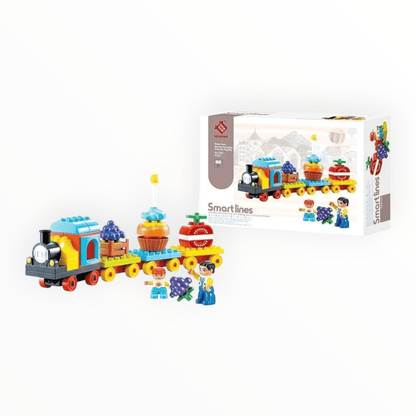 Dream train blocks set - 55 pcs - Otloubnow