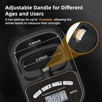 Electronic hand grip dynamometer - Otloubnow