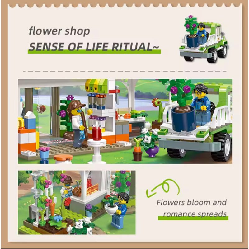 Flower shop blocks set - Otloubnow