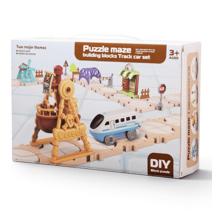 Four themes building blocks track set - Otloubnow