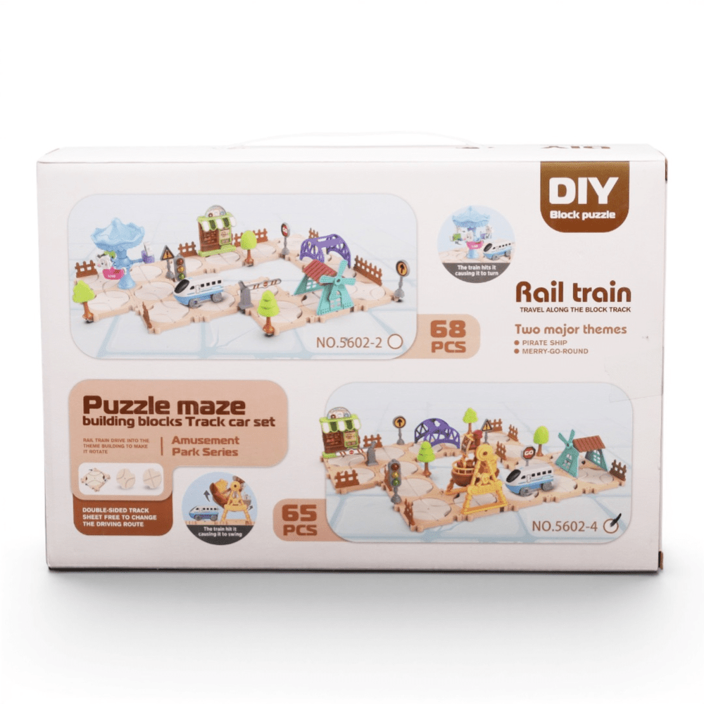 Four themes building blocks track set - Otloubnow