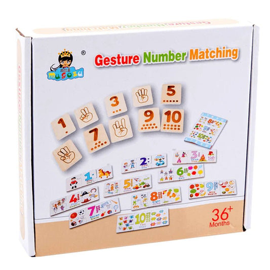 Gesture number matching - Otloubnow