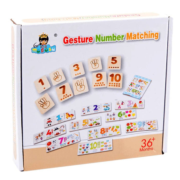 Gesture number matching - Otloubnow