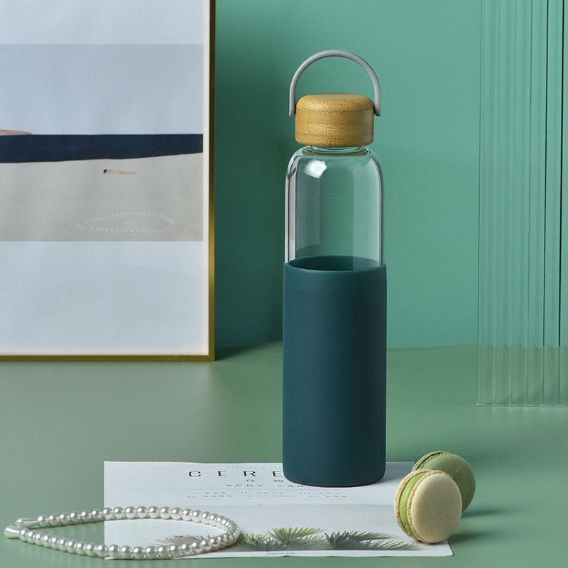 Glass bottle with silicone protection - Otloubnow