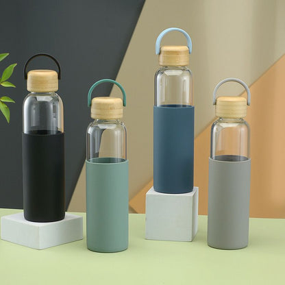 Glass bottle with silicone protection - Otloubnow