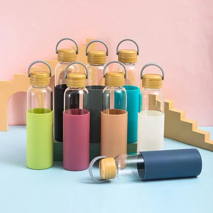 Glass bottle with silicone protection - Otloubnow