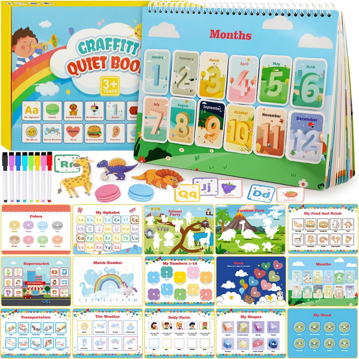 Graffiti quiet book - Otloubnow