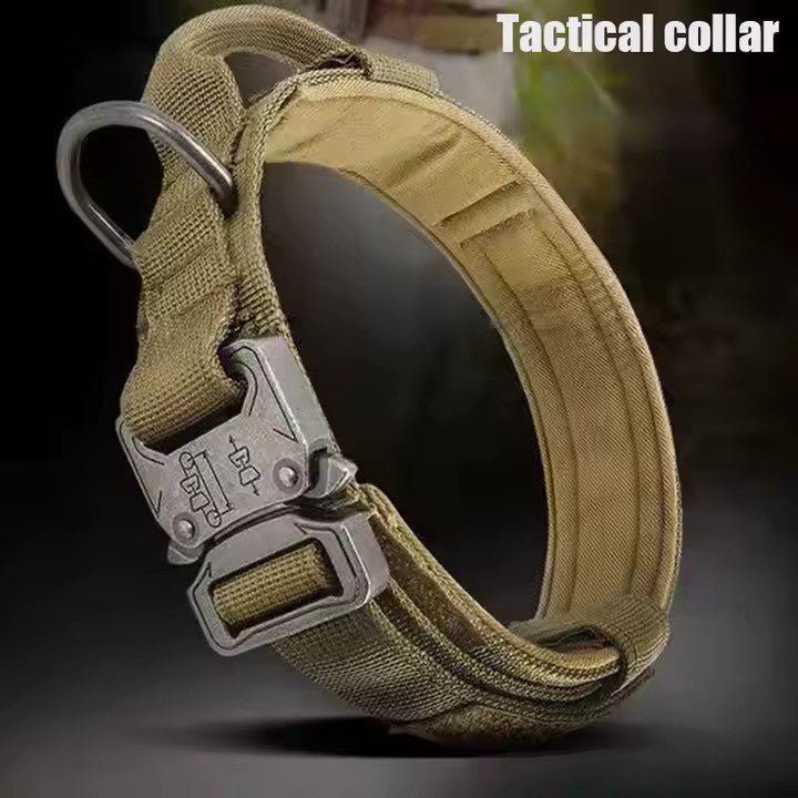 Heavy Duty Tactical Dog Collar for Medium and Large Dogs - Otloubnow