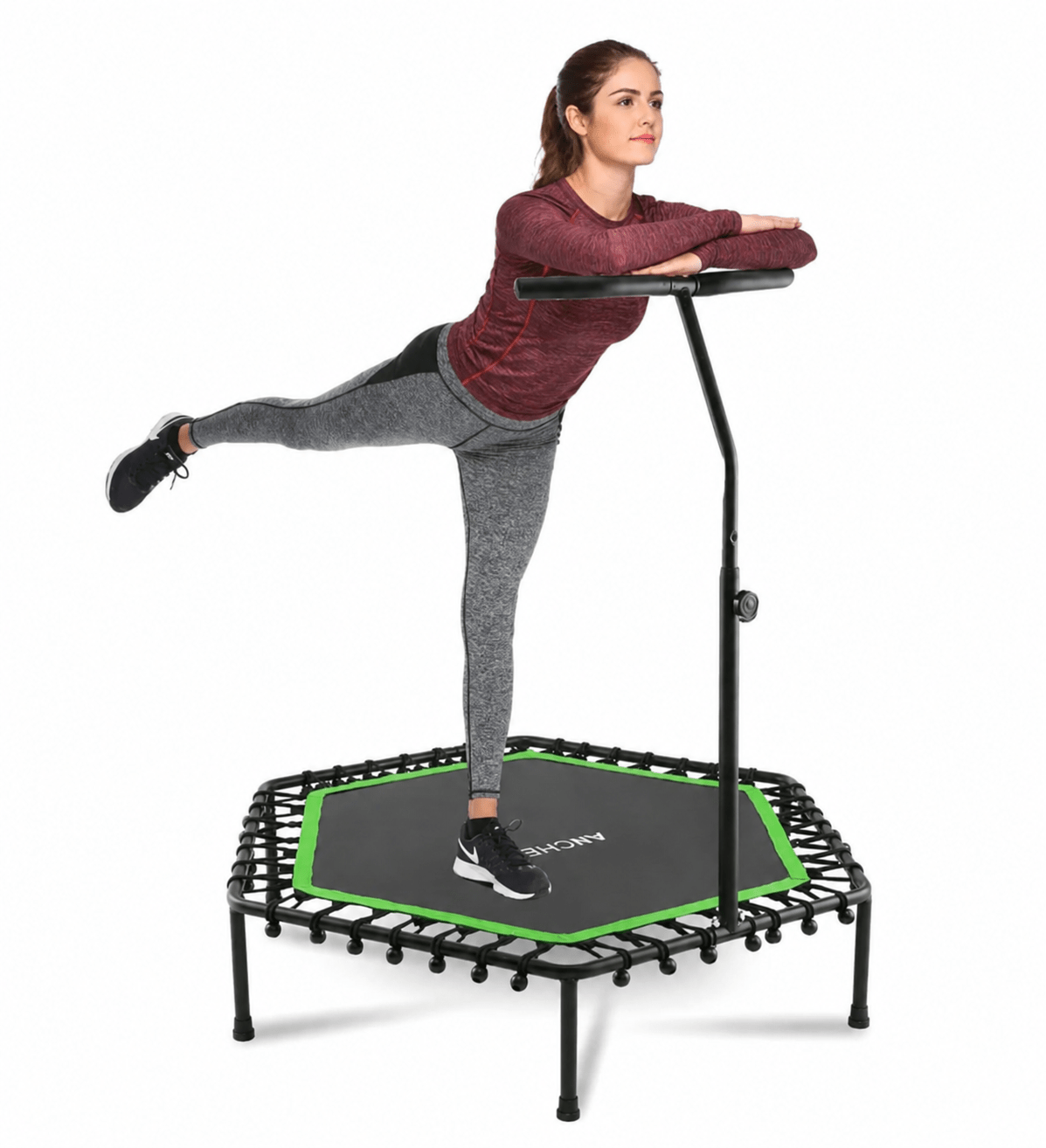 Hexagon Indoor Trampoline with handles - Otloubnow