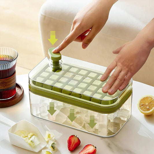 Ice cube tray with lid and bin - Otloubnow