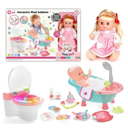 Interactive doll bath set - Otloubnow