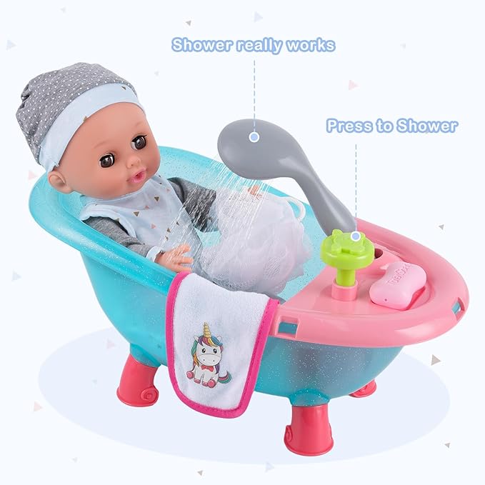 Interactive doll bath set - Otloubnow