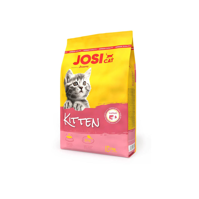 JosiCat Kitten Dry Cat Food with Salmon Oil for Growth – 10kg - Otloubnow