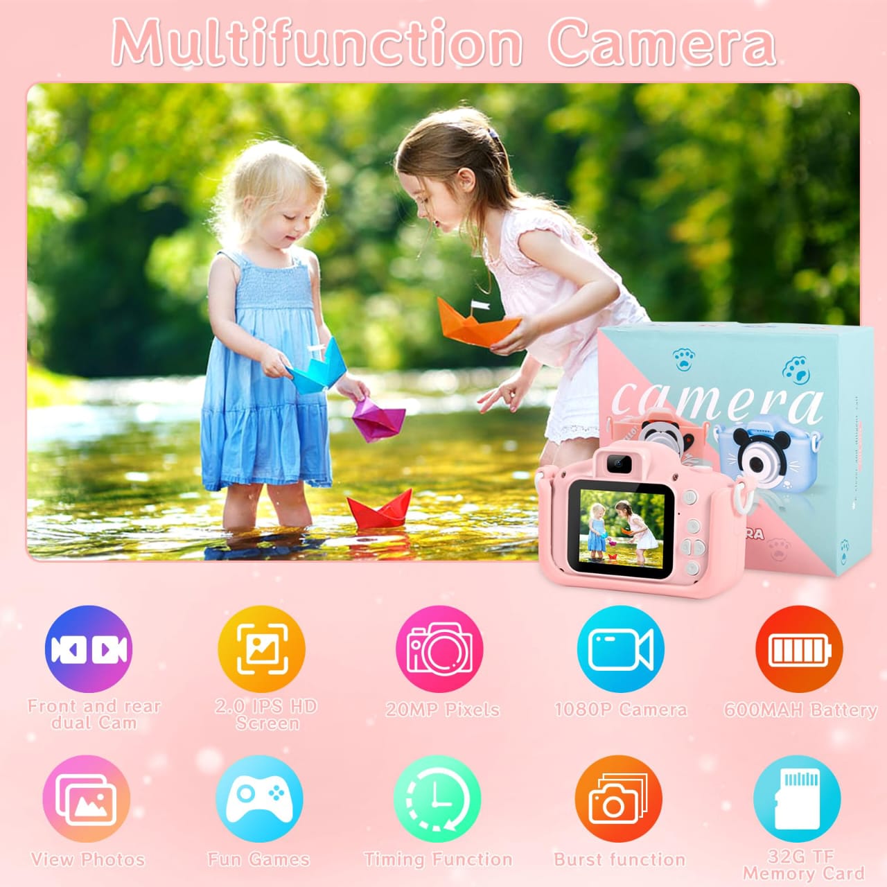 Kids camera - kitten design - Otloubnow