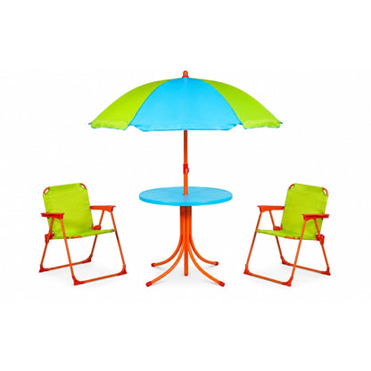 Kids table with chairs and parasol - Otloubnow