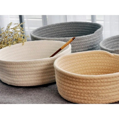 Knitted rope basket - Otloubnow