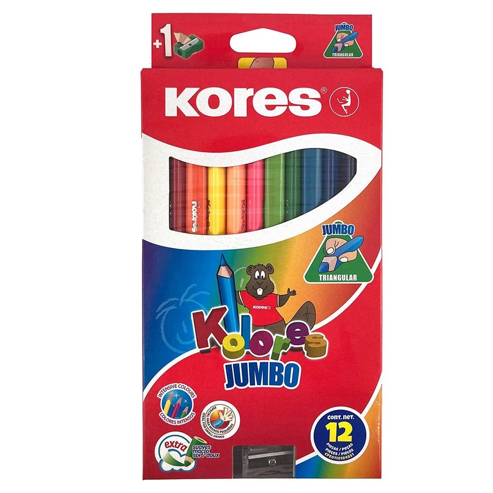 Kores jumbo coloring pencils - Otloubnow