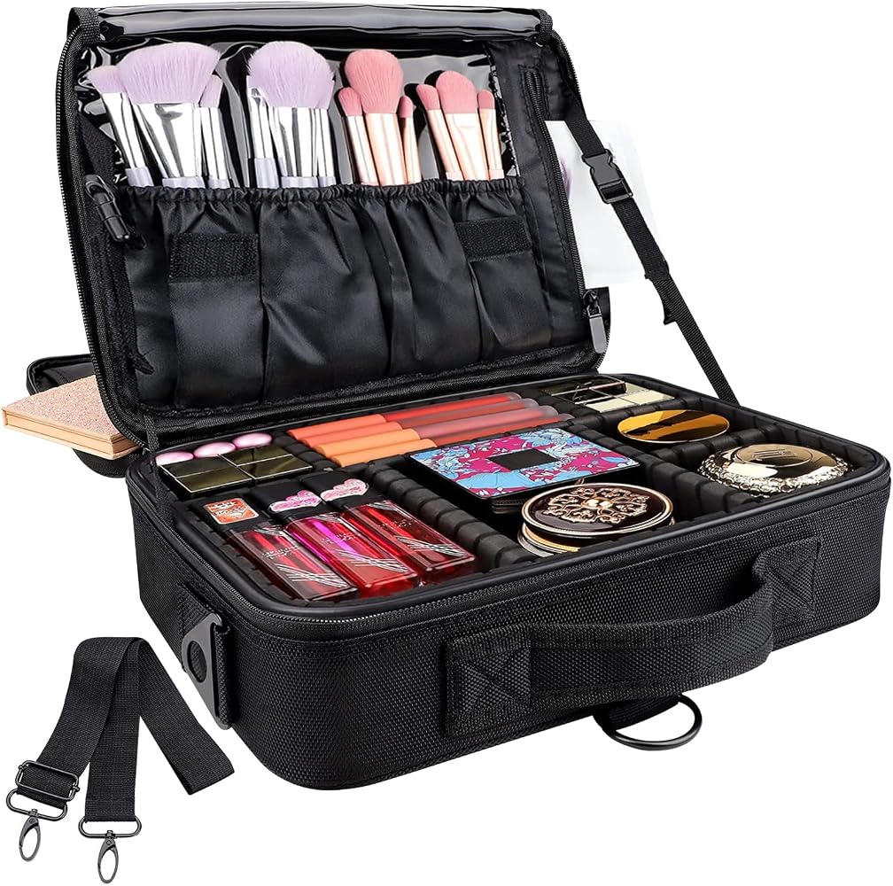 Large travel makeup case - Otloubnow