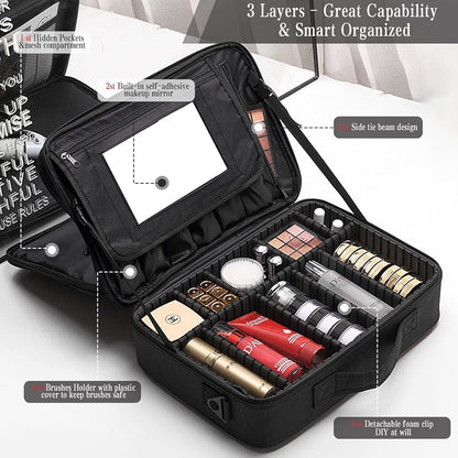 Large travel makeup case - Otloubnow