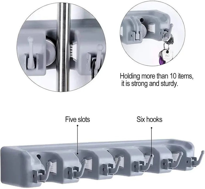 Large wall mounted hanger (5 slots) - Otloubnow