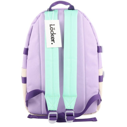 Locker Soda pop backpack and pencil case - mint & lilac - Otloubnow