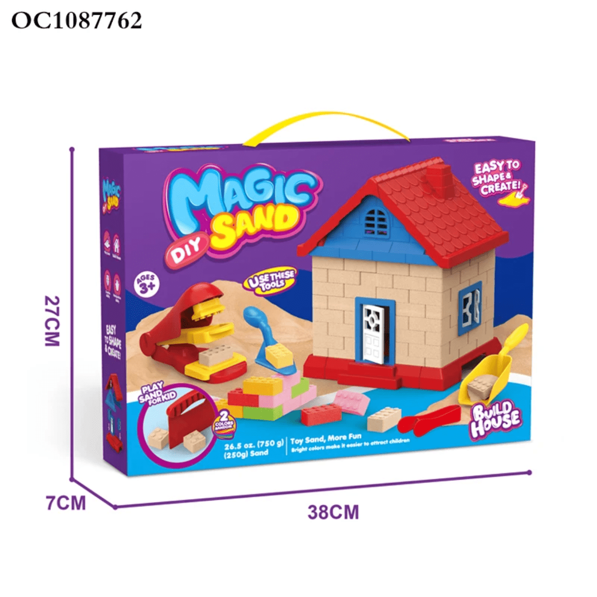 Magic sand build house - Otloubnow