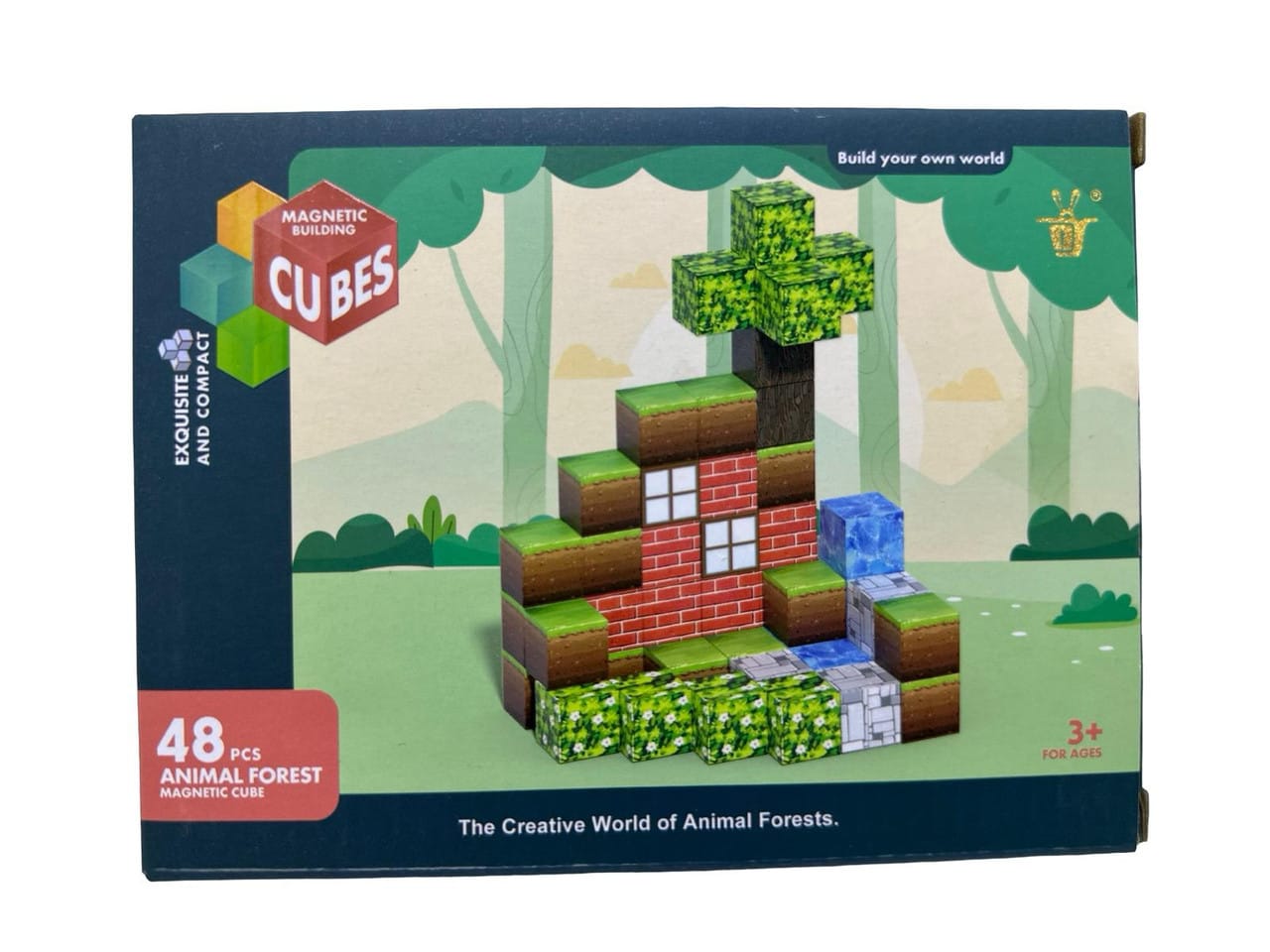 Magnetic Minecraft cubes 48/85 pcs - Otloubnow