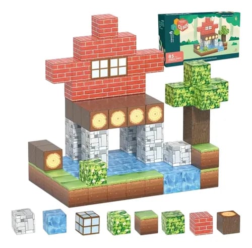 Magnetic Minecraft cubes 48/85 pcs - Otloubnow