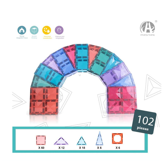 Magnetic tiles in a box - Otloubnow