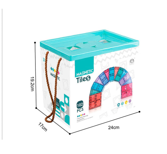 Magnetic tiles in a box - Otloubnow