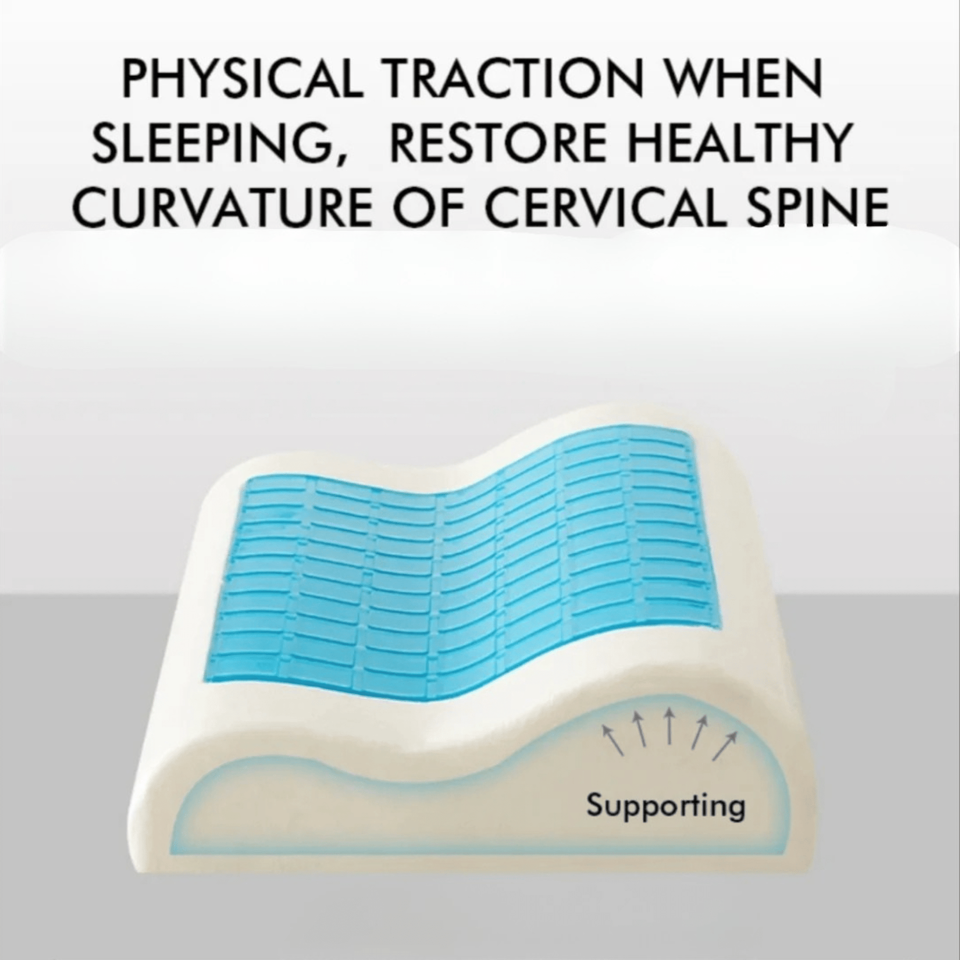 Memory foam with gel pillow - Otloubnow