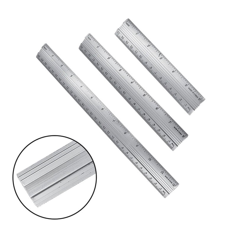 Metal ruler 15/20/30 cm - Otloubnow