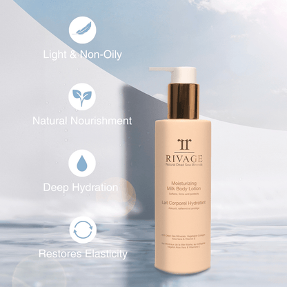 Moisturizing Milk Body Lotion with Vegetable Collagen - Bottle 200ml - Otloubnow