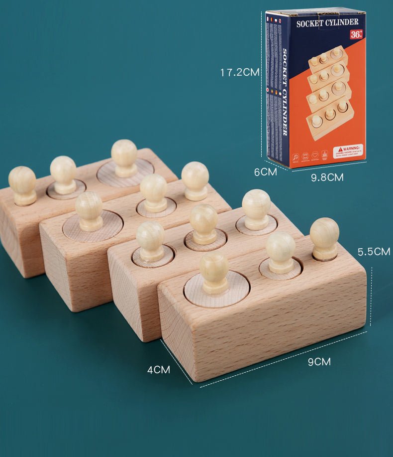 Montessori socket cylinders - Otloubnow