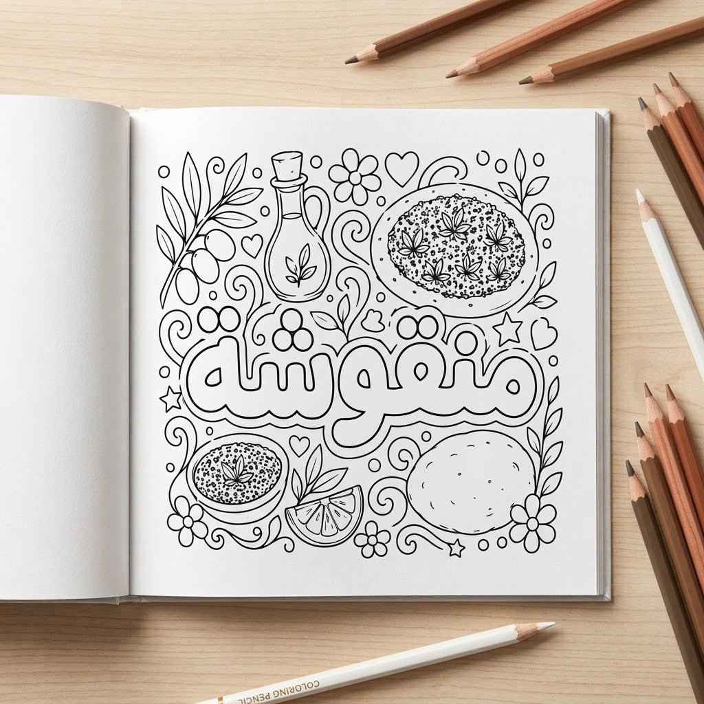 My Lebanon mandala coloring book - Otloubnow